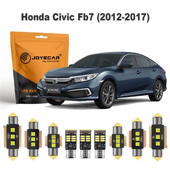 Honda Civic Fb7 2012-2017 Led İç Aydınlatma Ampul Seti